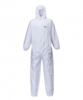BNC8734 coverall with hood and zip, type: 5/6, white BNC8734 coverall with hood and zip, type: 5/6, white