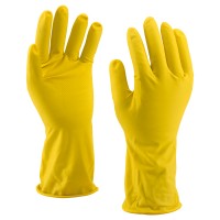 Gumene rukavice za domaćinstvo, žute, 60 gr/par