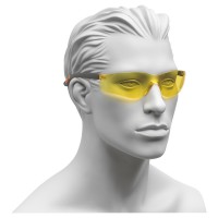 Naočare za zaštitu na radu, sa žutim sočivom