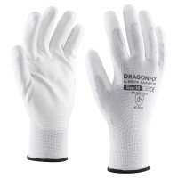 Polyester assembly glove with PU coated palm Polyester assembly glove with PU coated palm