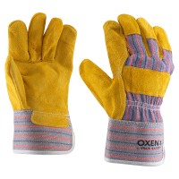 Handschuhe für Verladearbeiten mit gespalteter Rindlederhandfläche