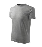 Classic tricou unisex, gri închis,  160 g/m²