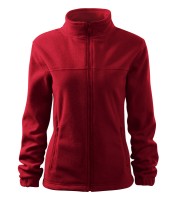 Fleece jas voor dames, marlboro rood, 280 g/m²