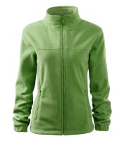 Femme fleece jacket, vert herbe, 280 g/m²