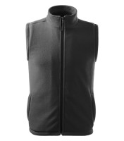 Unisex fleece vest, steel gray, 280 g/m²