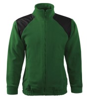 Jachetă fleece unisex, verde sticlă, 360 g/m²