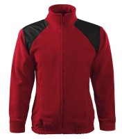 Uniseks fleece jas, marlboro rood, 360 g/m²