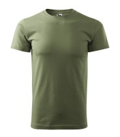 Herren T-Shirt mit Rundhalsausschnitt, khaki, 160 g/m²