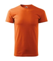 Herren T-Shirt mit Rundhalsausschnitt, orange, 160 g/m²