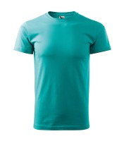 Heren T-shirt met ronde hals, smaragdgroen, 160 g/m²