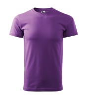 Herren T-Shirt mit Rundhalsausschnitt, lila, 160 g/m²