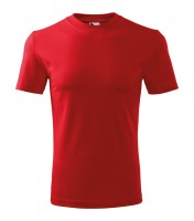 Unisex környakas póló, piros, 160 g/m²