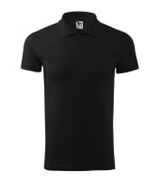 Single J. tricou polo pentru bărbaţi, negru, 180 g/m?