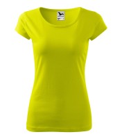 Женская футболка с коротким рукавом, лаймовый, 150 g/m²