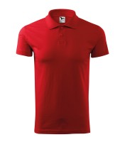 Single J. tricou polo pentru bărbaţi, roşu,  180 g/m?