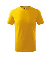 Tricou pentru copii, galben, 160 g/m2