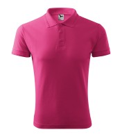 Men's pique polo shirt, magenta, 200 g/m² Men's pique polo shirt, magenta, 200 g/m²
