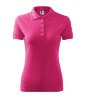 Dames piqué poloshirt, magenta, 200 g/m² Dames piqué poloshirt, magenta, 200 g/m²