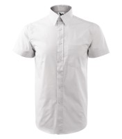 Men's short sleeve shirt, white, 120 g/m2