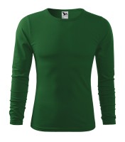 Men's long sleeve T-shirt, bottle green, 160 g/m2