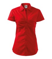 Damesshirt met korte mouwen, rood, 120 g/m² Damesshirt met korte mouwen, rood, 120 g/m²