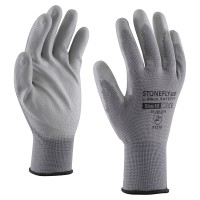 Gants d'assemblage en polyester avec paume enduite de PU, version économique Gants d'assemblage en polyester avec paume enduite de PU, version économique