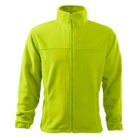Men's fleece pullover, lime, 280 g/m²