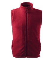 Uniseks fleece vest, marlboro rood, 280 g/m²