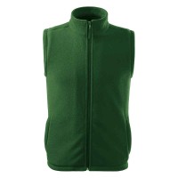Unisex fleece vest, bottle green, 280 g/m²