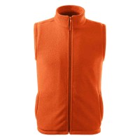 Uniseks fleece vest, oranje, 280 g/m²
