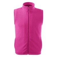 Unisex fleece vest, fuchsia red, 280 g/m²