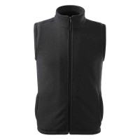 Uniseks fleece vest, ebony gray, 280 g/m²