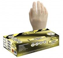 Disposable latex examination glove