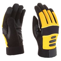 Synthetic leather driver glove