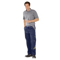 Visline trousers navy blue/yellow