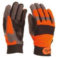 Synthetic leather driver glove