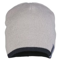 Chapeau tricoté, gris/noir, taille unique