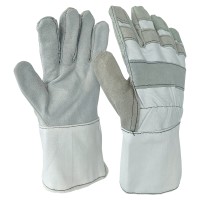 Cow split leather glove Cow split leather glove