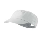 Latino şapcă unisex, alb,  230 g/m?