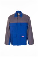 Planam Major protect jacket 1-layer, royal blue/gray