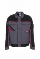 Highline jas, donkergrijs/zwart/rood