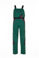 Highline pantalon cu pieptar, verde/negru/roșu