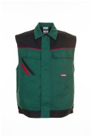 Highline vest, green/black/red