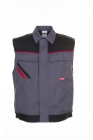 Highline vest, slate/black/red