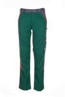 Visline trousers, green/orange/slate
