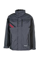 Planam Highline winter jacket, slate/black/red Planam Highline winter jacket, slate/black/red