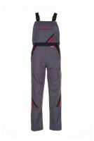 Highline bibpants slate/black, 65% PES - 35% cotton Highline bibpants slate/black, 65% PES - 35% cotton