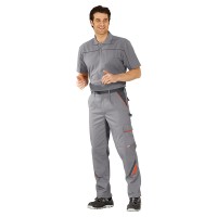 Visline trousers, zinc/orange/slate