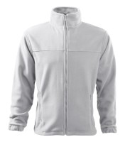 Fleece jas voor heren, wit, 280 g/m²