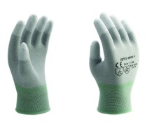 HJTG-0004-1 Carbon-fibre glove, with PU coated fingertips, ESD